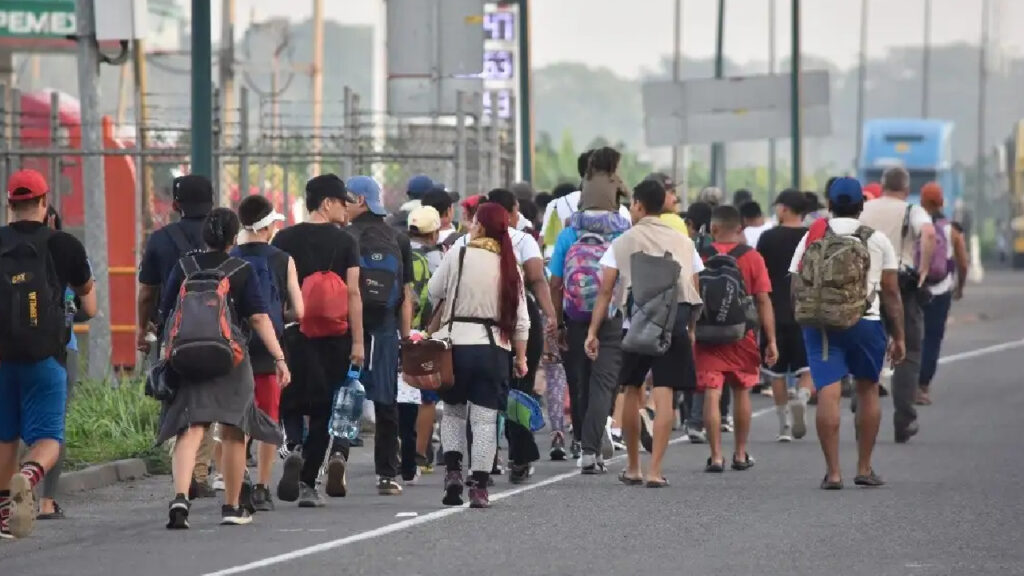 Primera Caravana Migrante En Gobierno De Sheinbaum Parte De Tapachula A