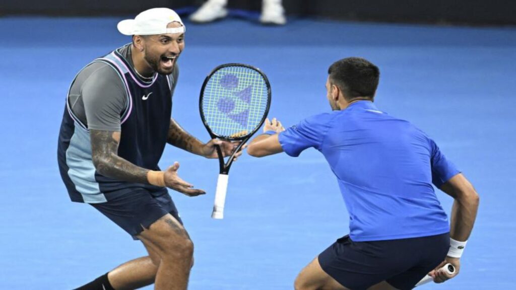 Kyrgios Reapareci En Las Canchas Con Un Triunfo Junto A Djokovic