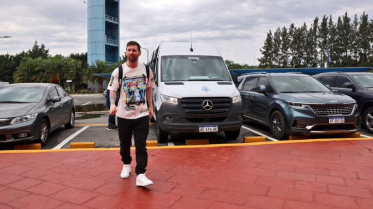 Messi ya está en Argentina para los próximos partidos amistosos