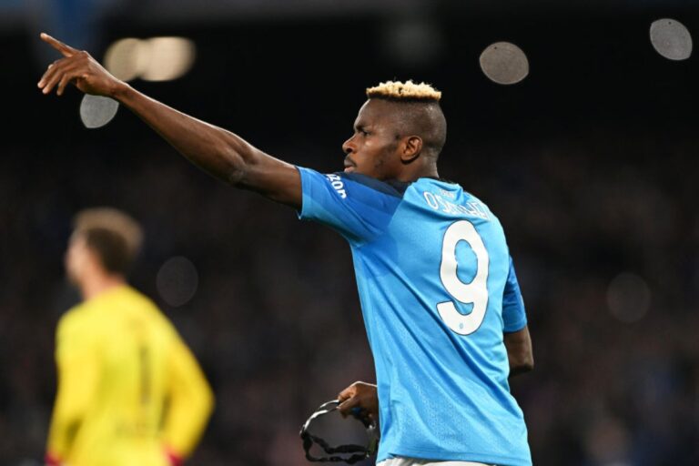 El Nápoli hizo historia de la mano de Victor Osimhen