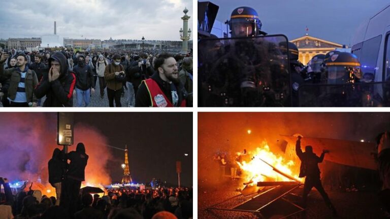 Decenas de arrestos en nuevas protestas en París
