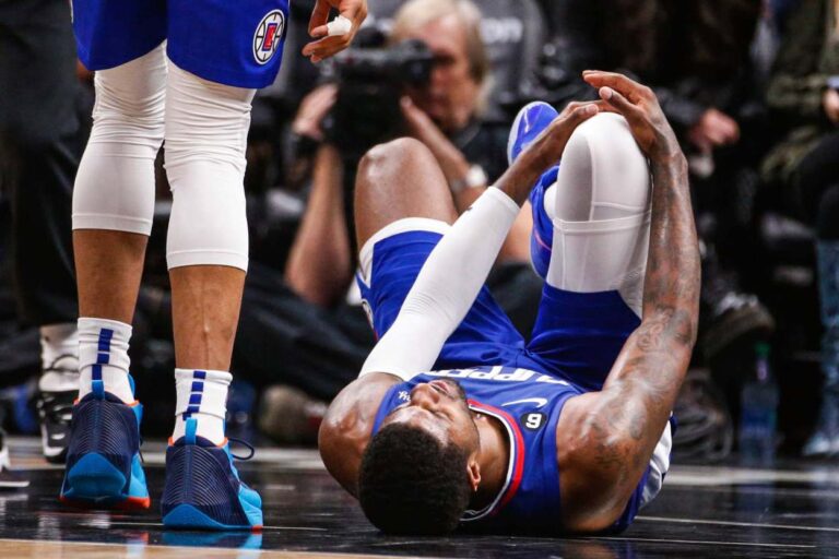Paul George sufrió una grave lesión de rodilla ante los Thunder