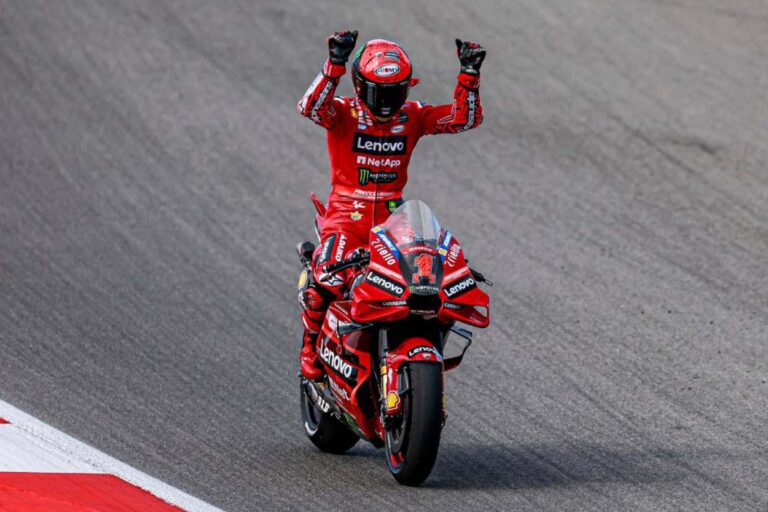 «Pecco» Bagnaia estrenó la temporada de MotoGP con victoria