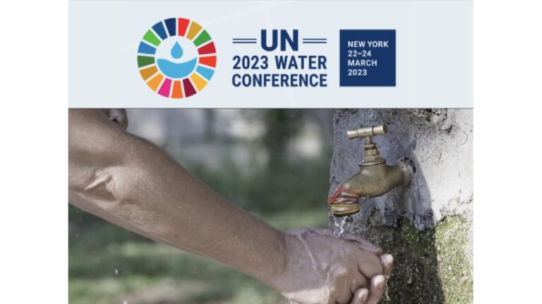 Conferencia del Agua logra 700 compromisos de las partes, pero no vinculantes
