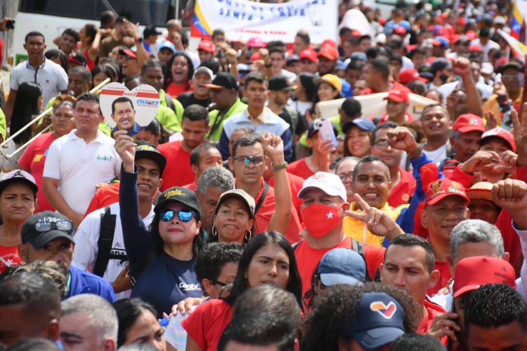 Marchan en apoyo a la lucha contra la corrupción recorre el centro de Caracas