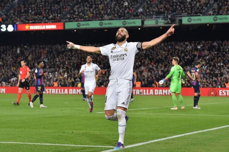 Benzema puso a sonar el merengue en el Camp Nou