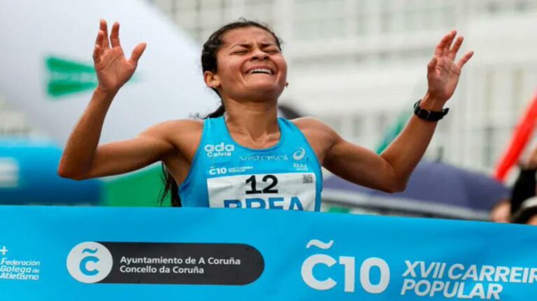 La venezolana Edymar Brea triunfó en la carrera Coruña10