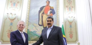 Maduro recibió a embajador de Brasil