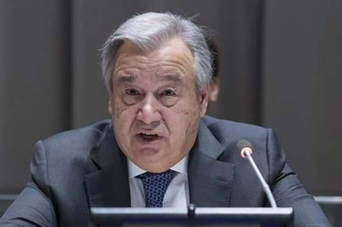 secretario general de Naciones Unidas (ONU), António Guterres