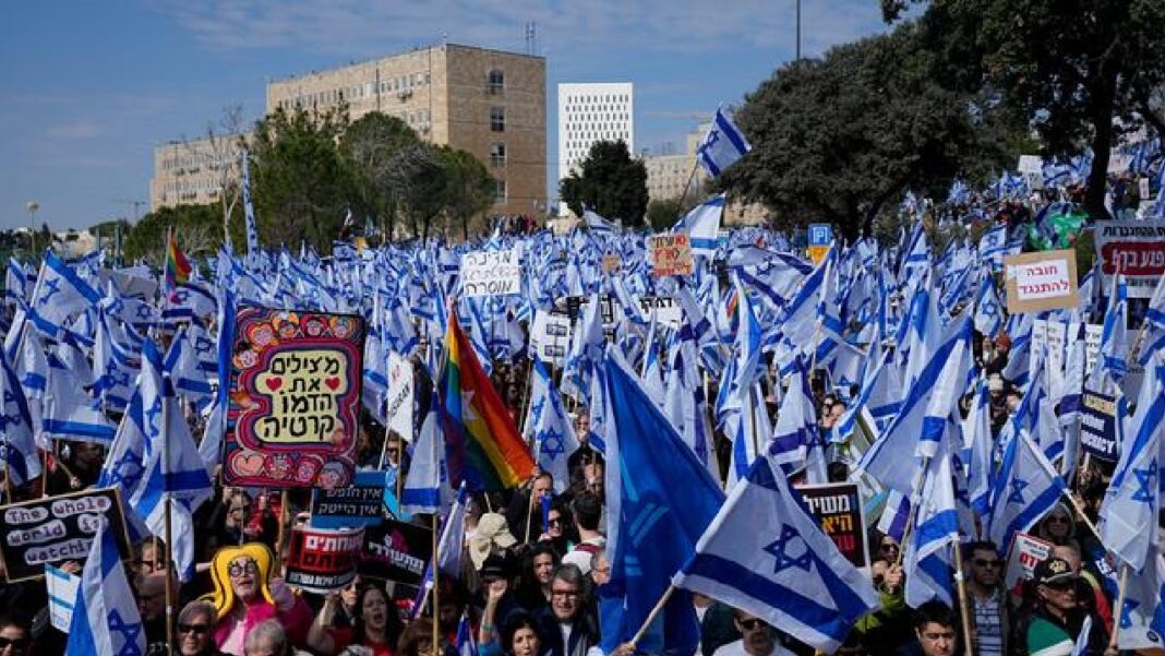 Protestas en Tel Aviv