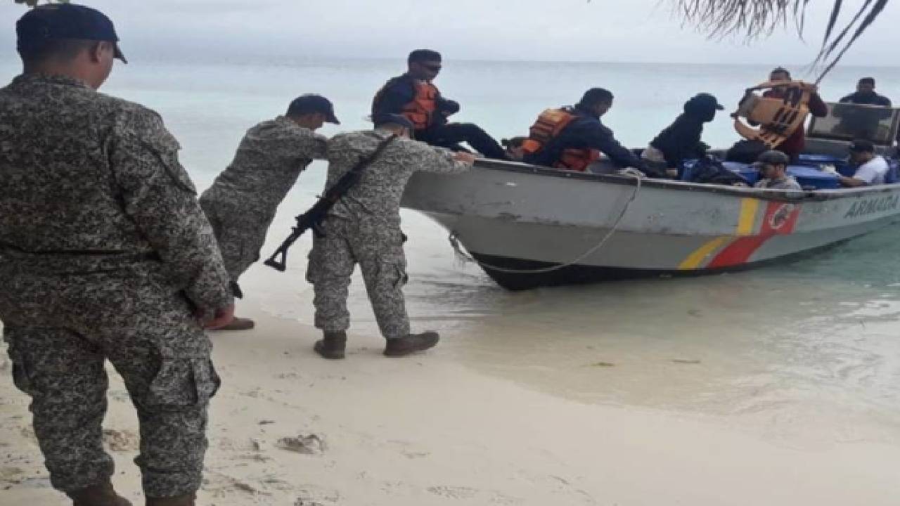 Foto: Rescate en la isla de San Andrés
