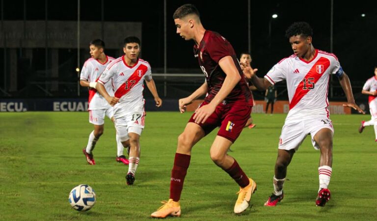 Vinotinto Sub-17 cierra la fase de grupos con un empate ante Perú
