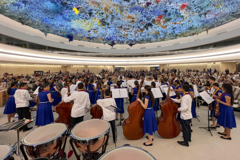 El Sistema brilló en la sede europea de la ONU