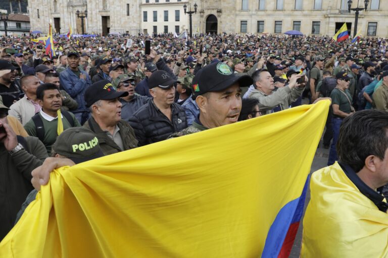 Protesta contra Petro (EFE)