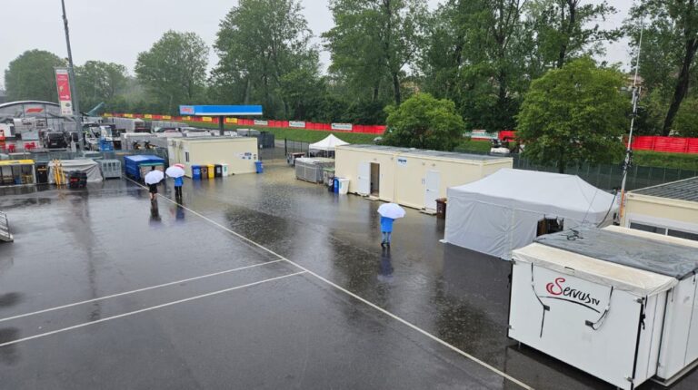 Evacuan al personal del GP de Emilia-Romaña por inundaciones