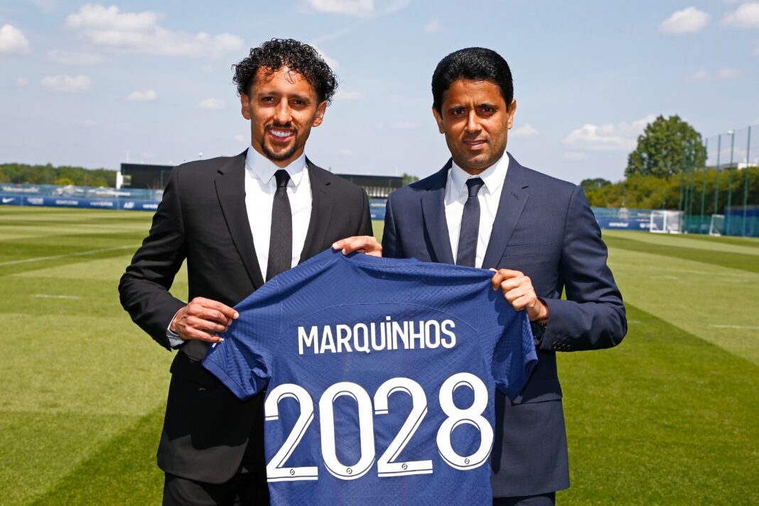Marquinhos renovó con el PSG hasta 2028