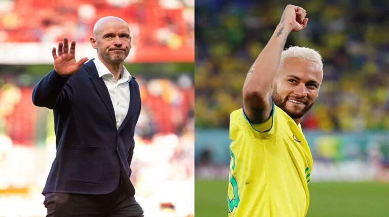 Ten Hag no descartó la llegada de Neymar al Manchester United
