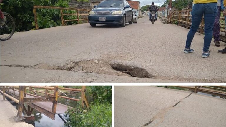 Cinco sectores de Maturín podrían quedar incomunicados debido a las fallas en la estructura de un puente