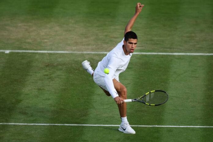 Alcaraz ya entrena pensando en Wimbledon