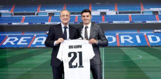 Brahim Díaz presentado en su regreso al Real Madrid