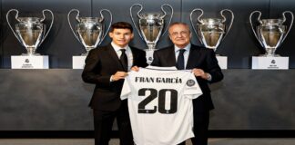 Fran García fue presentado como nuevo refuerzo del Real Madrid