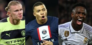 Haaland y Mbappé los más valorados