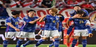 Japón goleó a Perú con contundencia