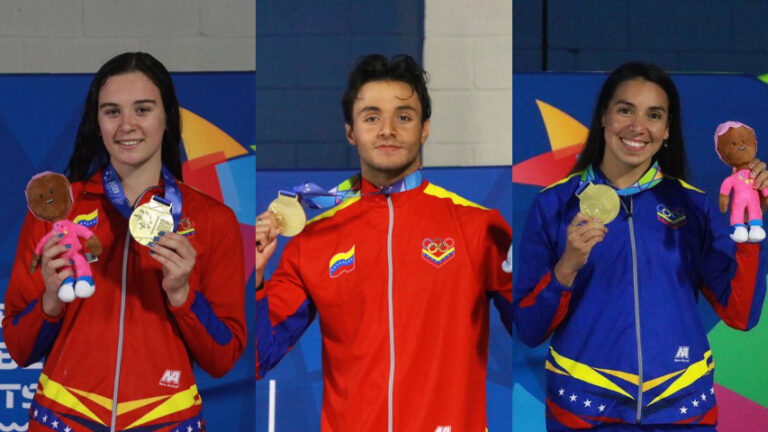 La natación venezolana brilló en San Salvador