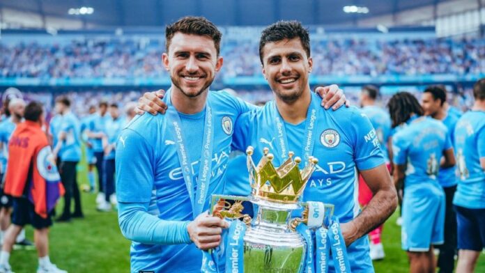 Rodri y Laporte ya entrenan con España