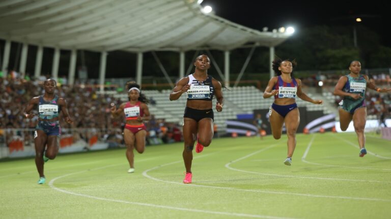 Fraser-Pryce y Ana Peleteiro le dieron brillo al Meeting de Madrid