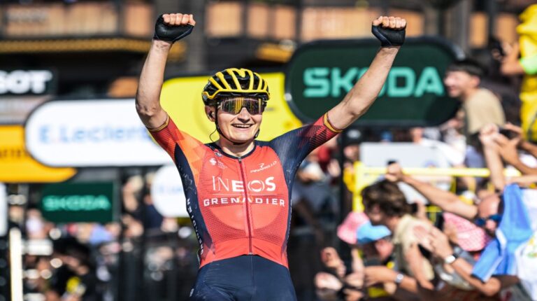 Carlos Rodríguez se subió al top tres del Tour de Francia