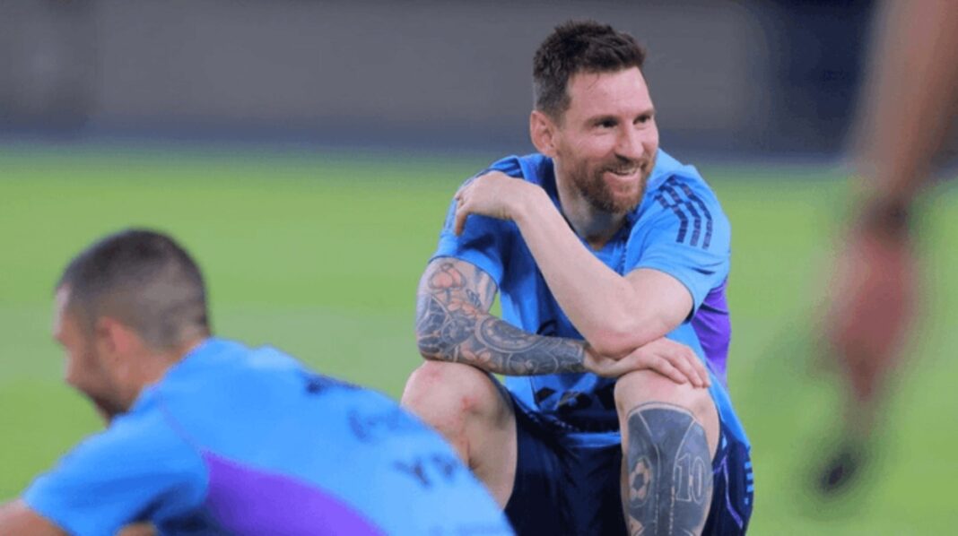 Messi aterrizó en Argentina para las Eliminatorias