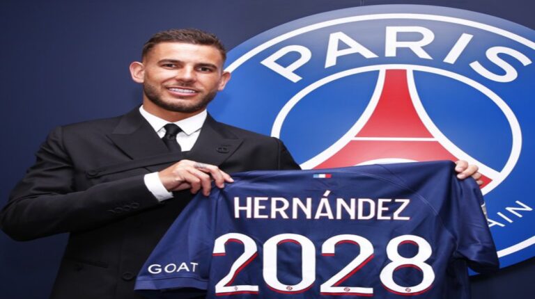 El Paris Saint-Germain anunció el fichaje de Lucas Hernández