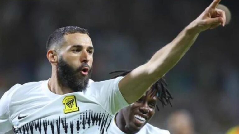 Benzema triunfó en su debut con el Al-Ittihad