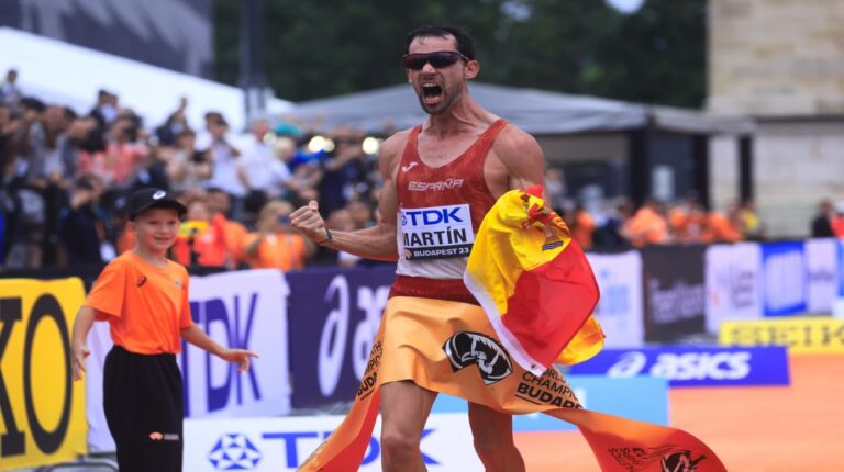 Álvaro Martín gritó campeón en la apertura de Budapest 2023