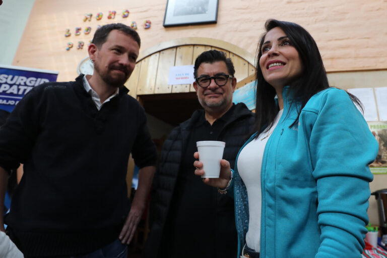 Pablo Iglesias sigue junto a la candidata Luisa González resultados de comicios de Ecuador