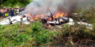 Avión se estrelló en Yaracuy