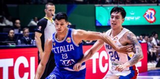 Italia derrotó a Filipinas y avanza como segunda