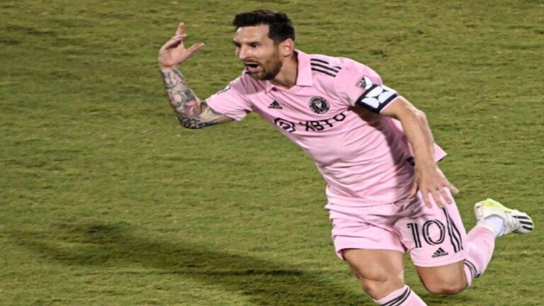 Messi rescató al Inter Miami