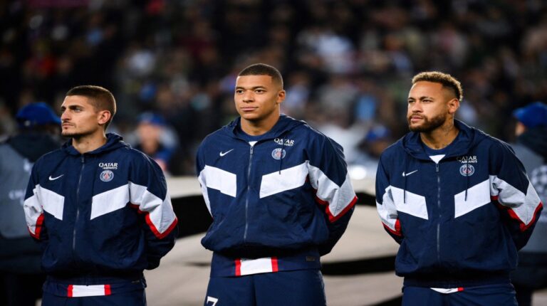 Mbappé, Neymar y Verrati fuera de la convocatoria del PSG
