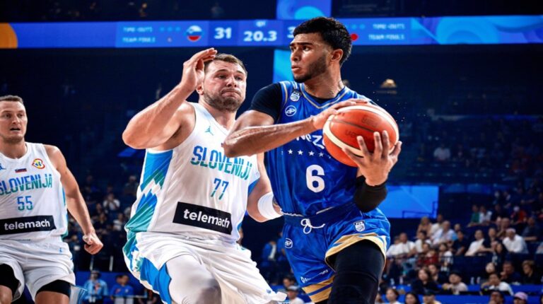 Venezuela le plantó cara a la Eslovenia de Luka Doncic