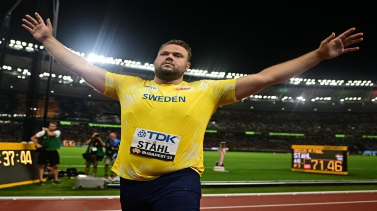 Daniel Stahl le arrebató el oro a Kristjan Ceh en el lanzamiento de disco
