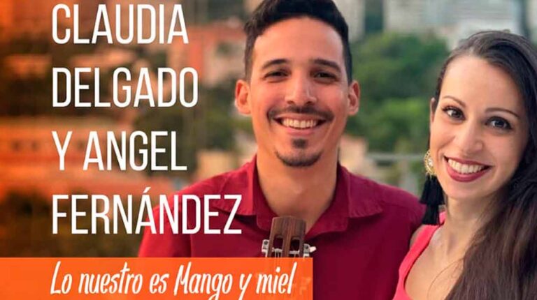 “Lo nuestro es mango y miel” cantarán Claudia Delgado y Angel Fernández