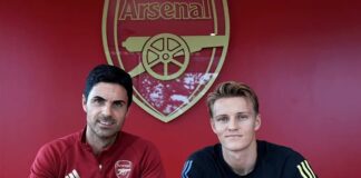Odegaard renueva con el Arsenal hasta 2028