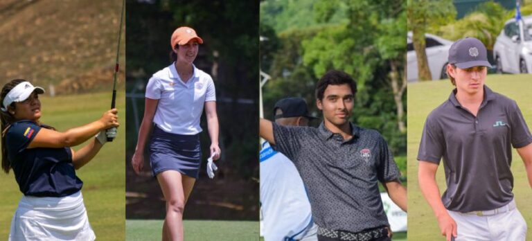 Venezuela con equipo completo en el golf de Santiago 2023