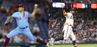Ranger Suárez y Ronald Acuña se robaron el show en la jornada