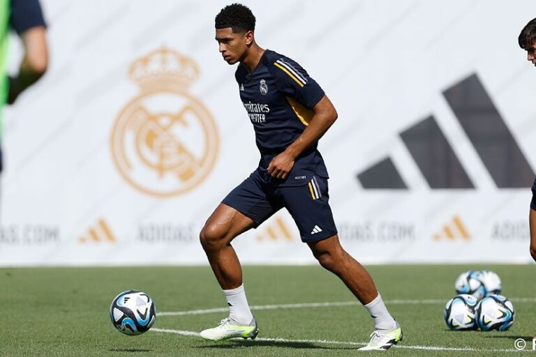 Bellingham ausente en el entrenamiento del Real Madrid