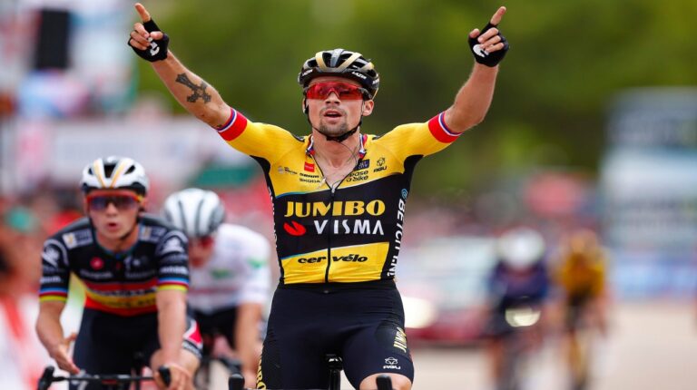 Primoz Roglic presentó su candidatura por el maillot rojo