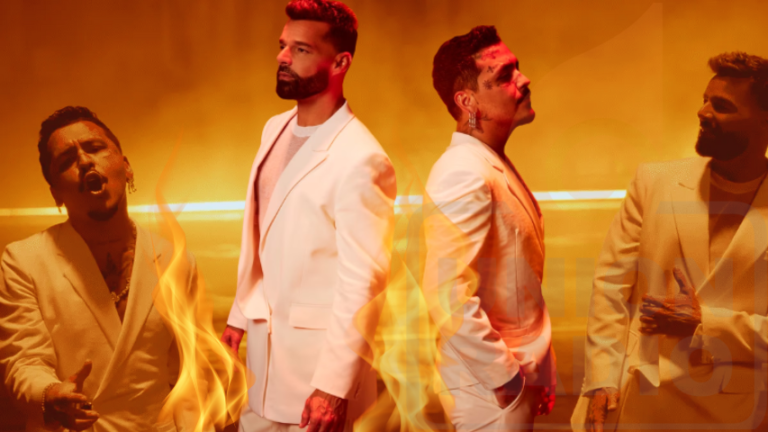 Ricky Martin canta «Fuego de noche, nieve de día» con Christian Nodal