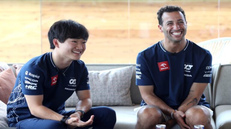AlphaTauri confirmó a Tsunoda y Ricciardo para 2024